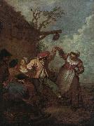 Peasant Dance Jean-Antoine Watteau